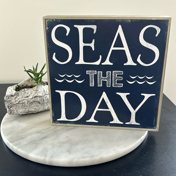Other - 💎 3/$15 Seas the Day Beach Wall Sign